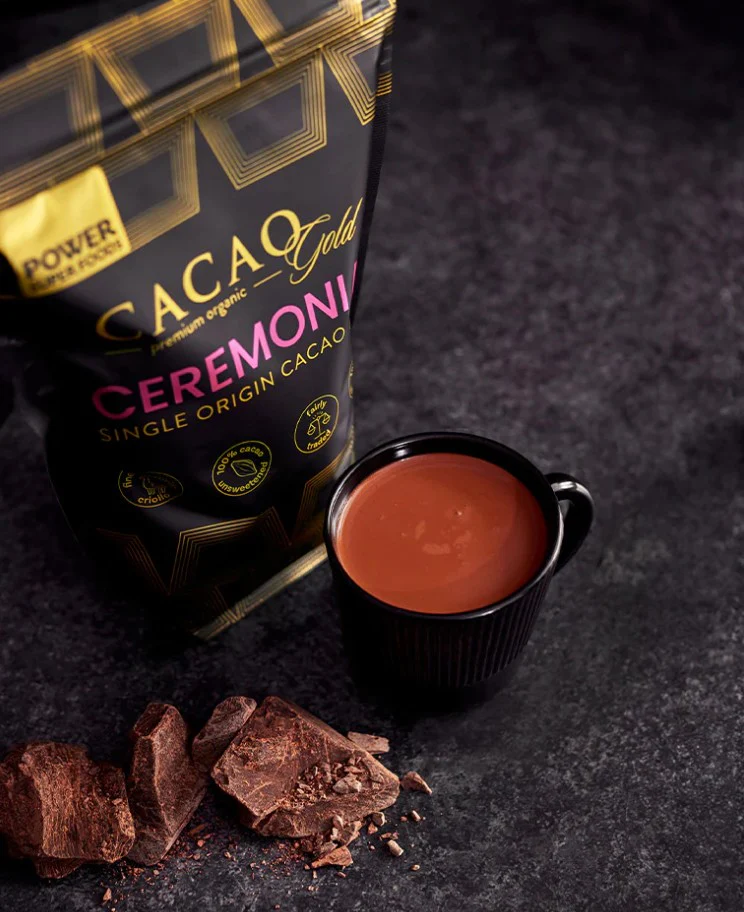 Power Super Foods Cacao GOLD Ceremonial Cacao Paste Chunks Certified Organic - Image 5