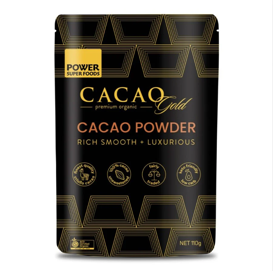 Power Super Foods Cacao GOLD Powder Certified Organic