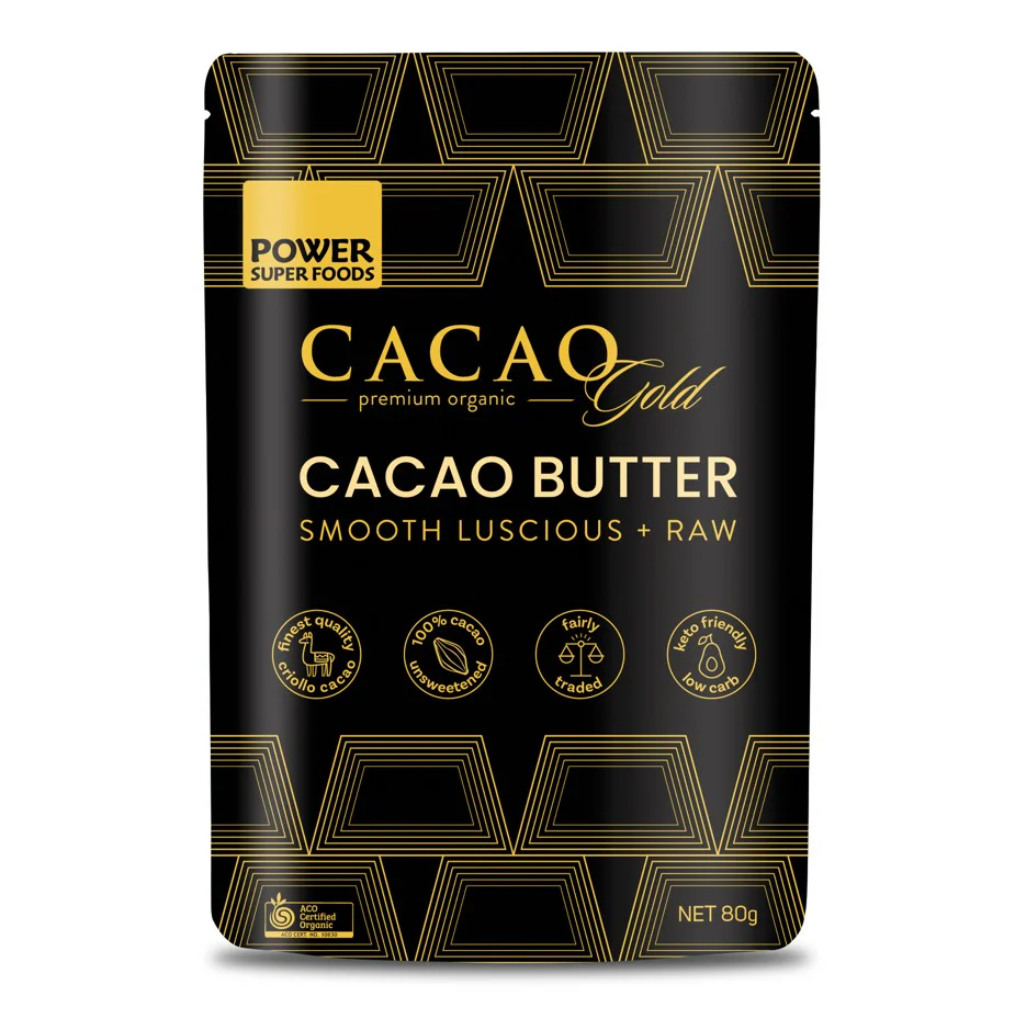 Power Super Foods Certified Organic Cacao Gold Butter Chunks