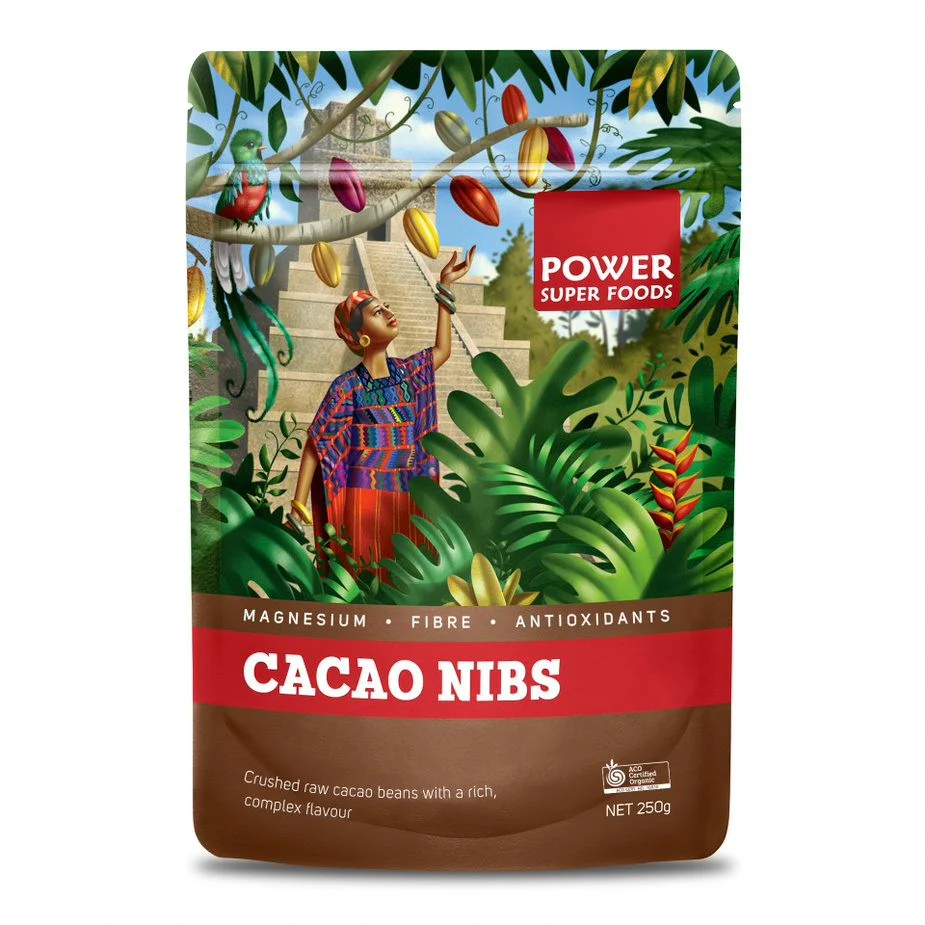 Power Super Foods Certified Organic Cacao Nibs - Image 3
