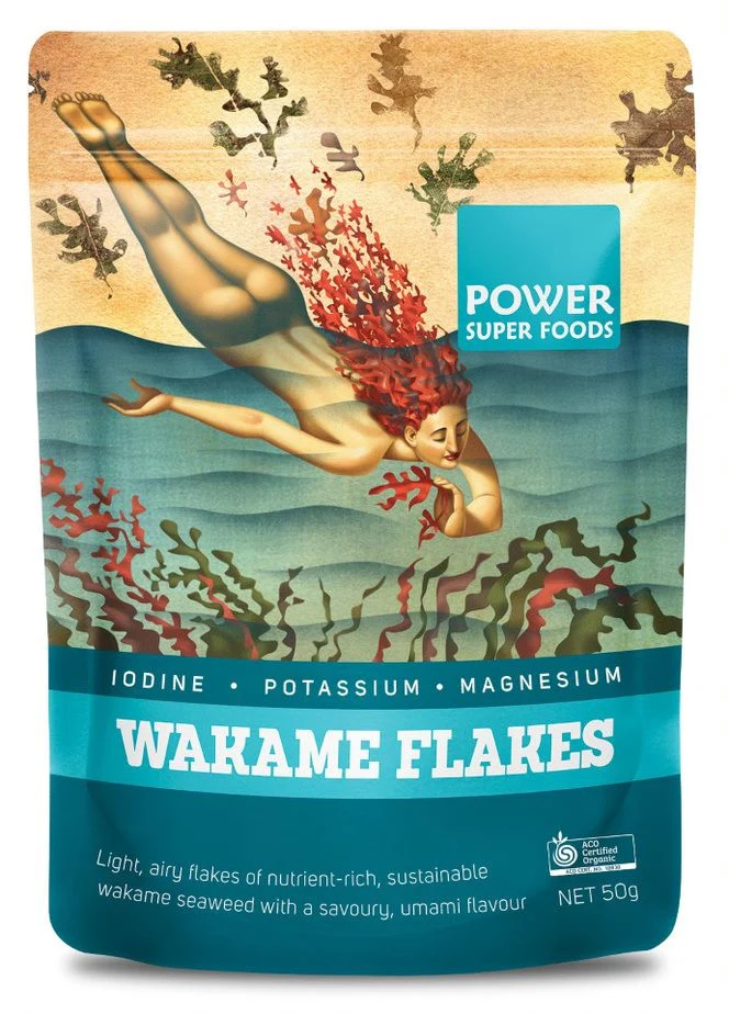 Power Super Foods Certified Organic Wakame Flake 50g