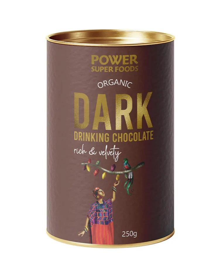 Power Super Foods Dark Drinking Chocolate Certified Organic 250g