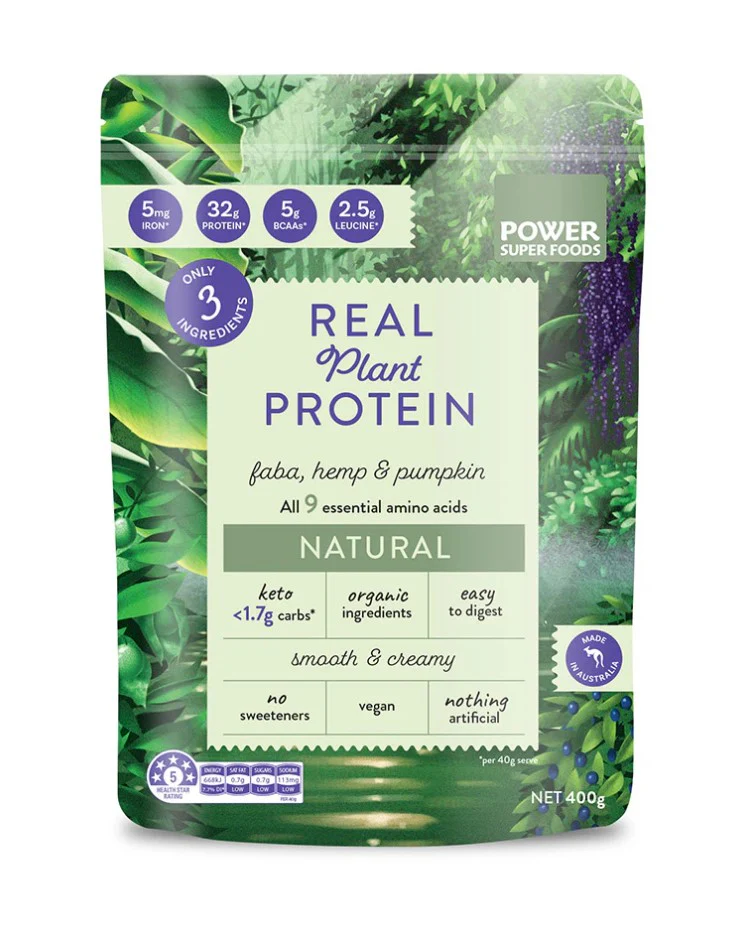 Power Super Foods Real Plant Protein Natural 400g