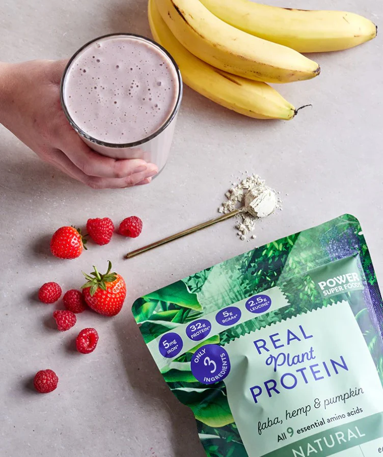 Power Super Foods Real Plant Protein Natural 400g - Image 2