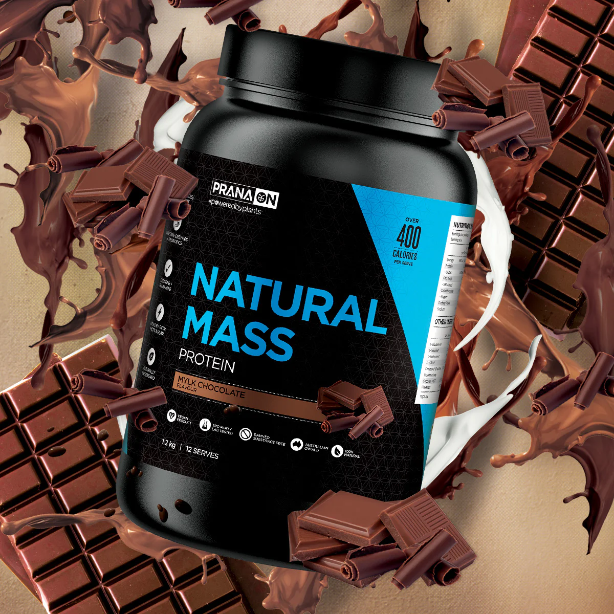 Prana On Natural Mass Mylk Chocolate - Image 3