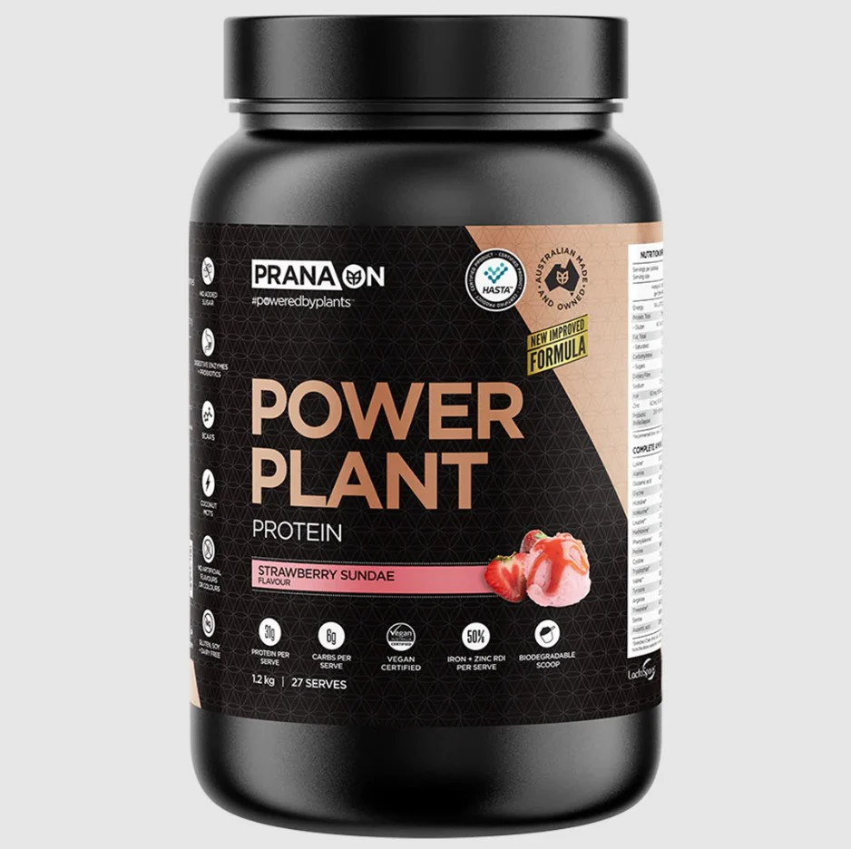 Prana On Power Plant Protein Strawberry Sundae - Image 4