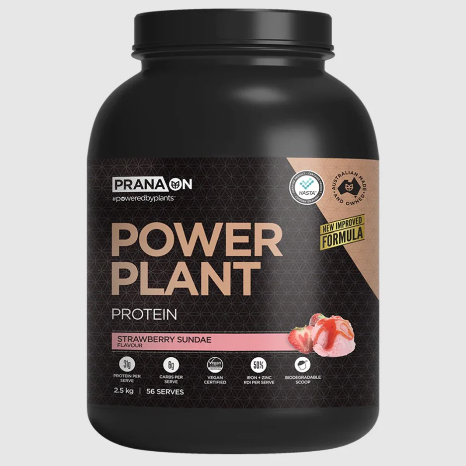 Prana On Power Plant Protein Strawberry Sundae - Image 6