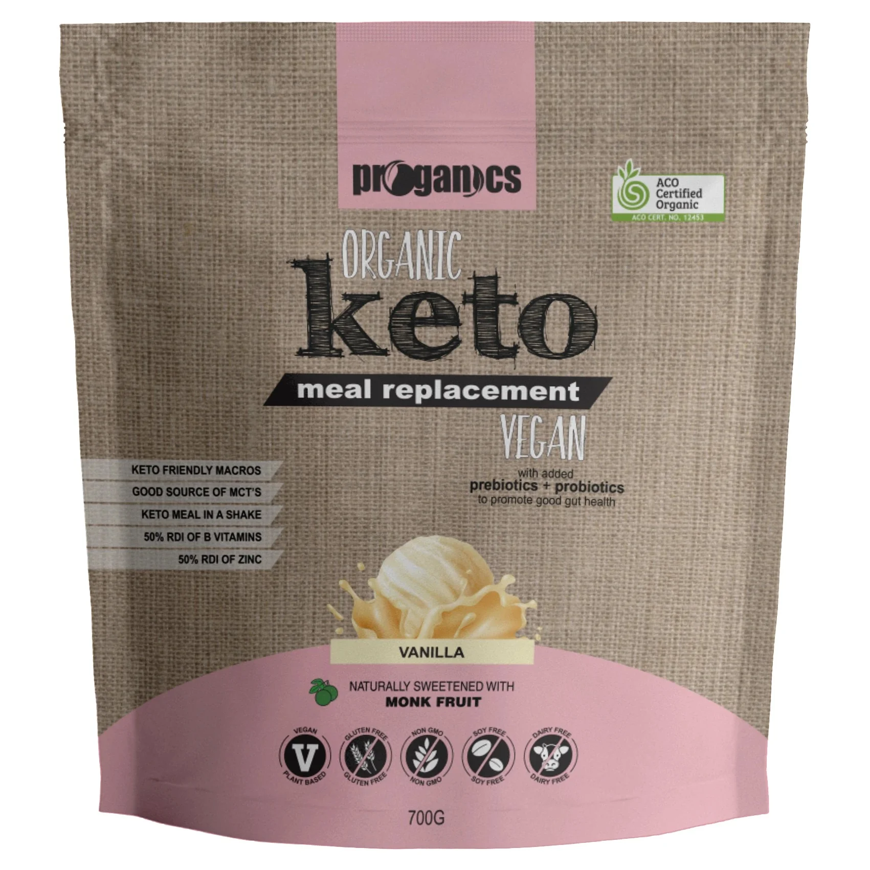 Proganics Organic Keto Meal Replacement - Image 2