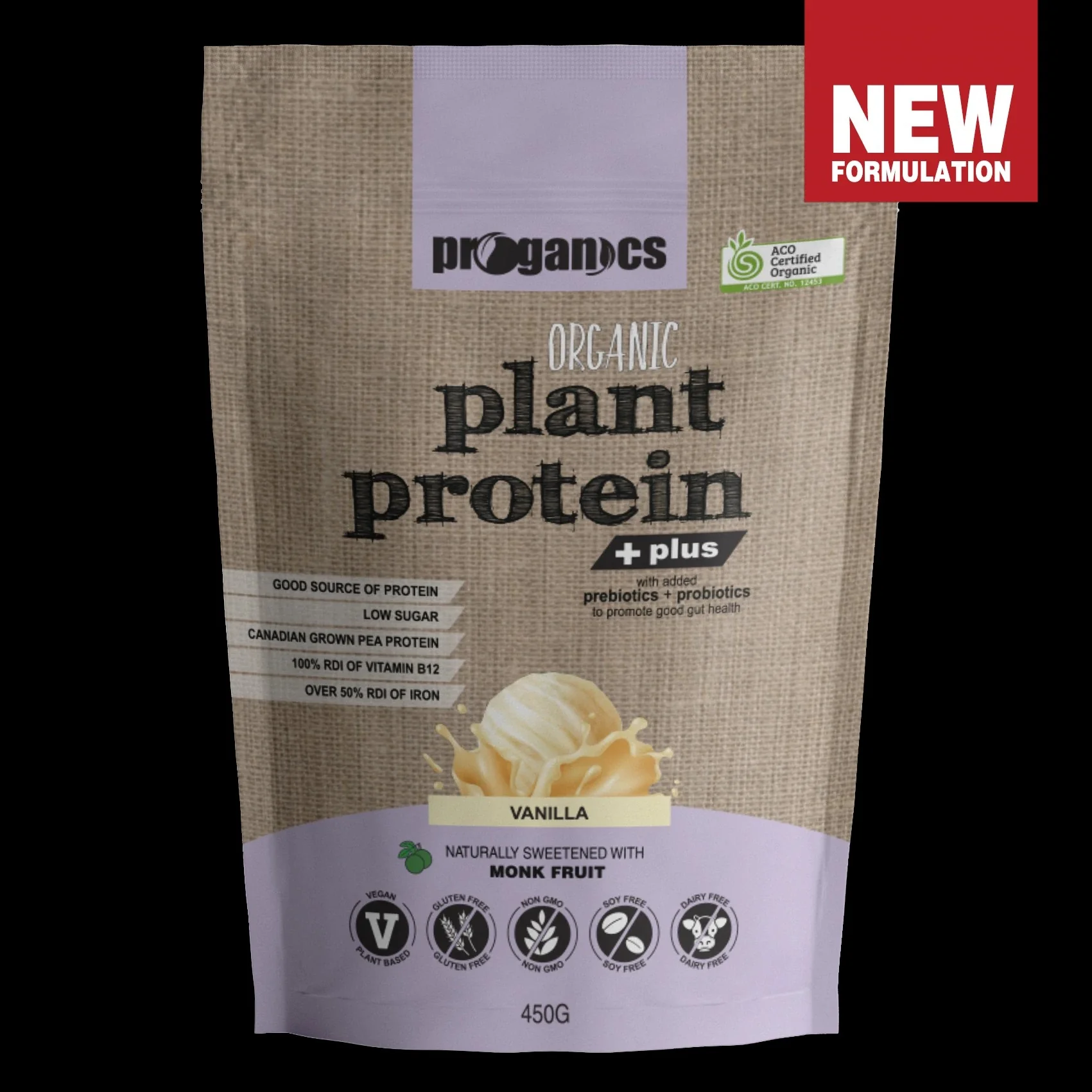Proganics Organic Plant Protein Plus - Image 2
