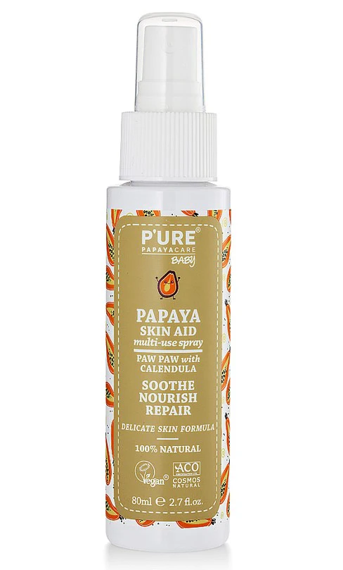 P'URE Papayacare Baby Papaya Skin Aid Spray 80ml - Image 2