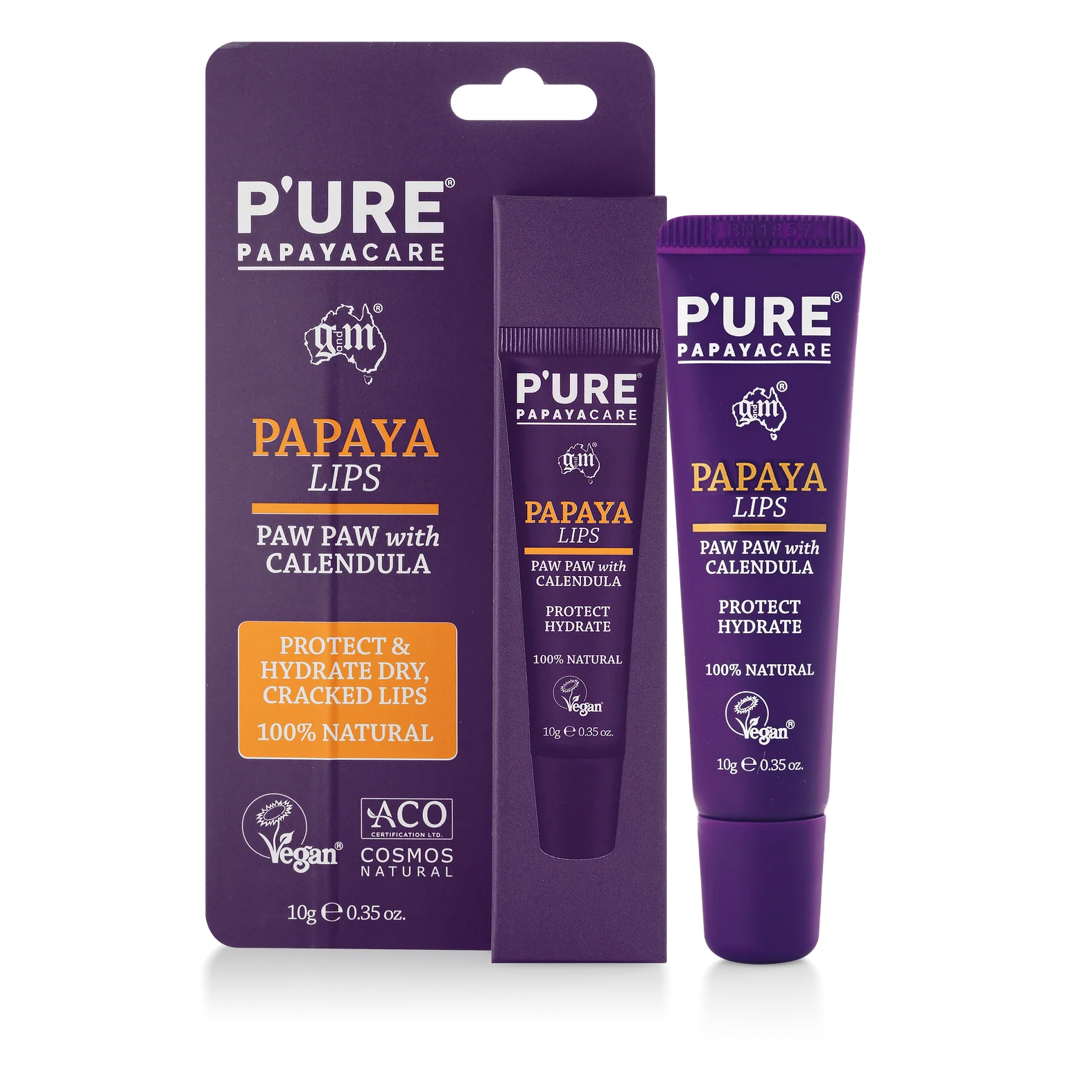 P'URE Papayacare Papaya Lips 10g