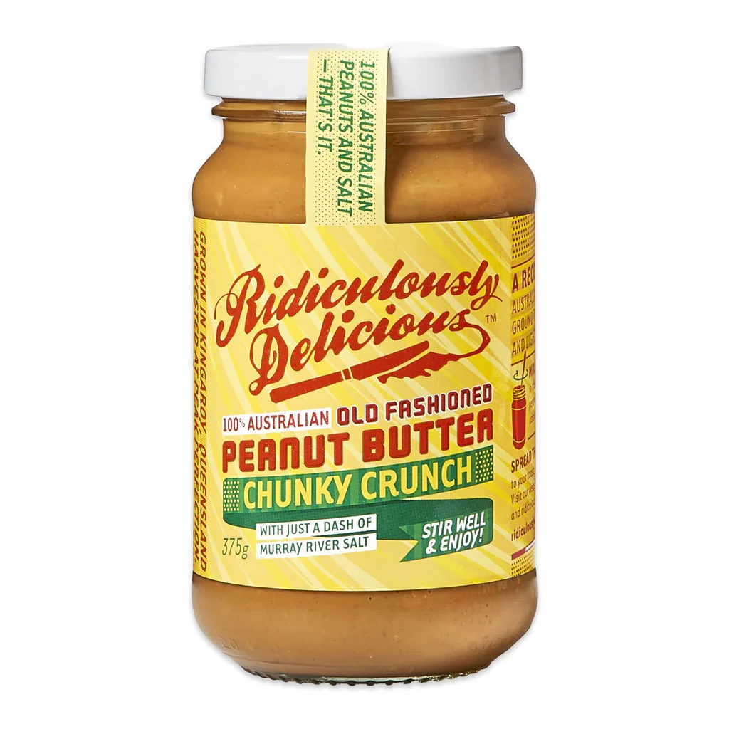 Ridiculously Delicious Chunky Crunch Peanut Butter