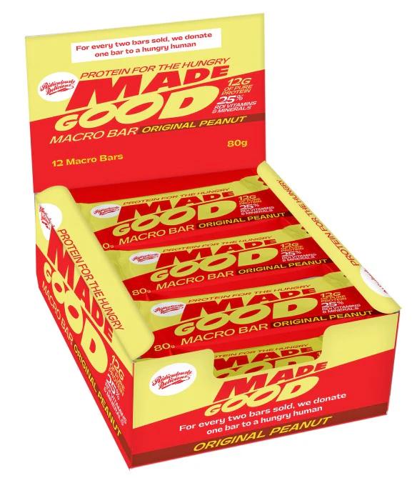 Ridiculously Delicious Made Good Macro Bar 80g - Box of 12
