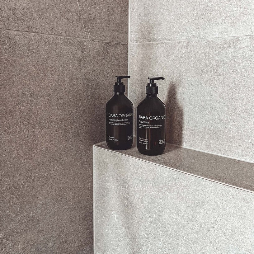 Saba Organics Body Wash Bergamot Geranium & Peppermint 500ml - Image 3