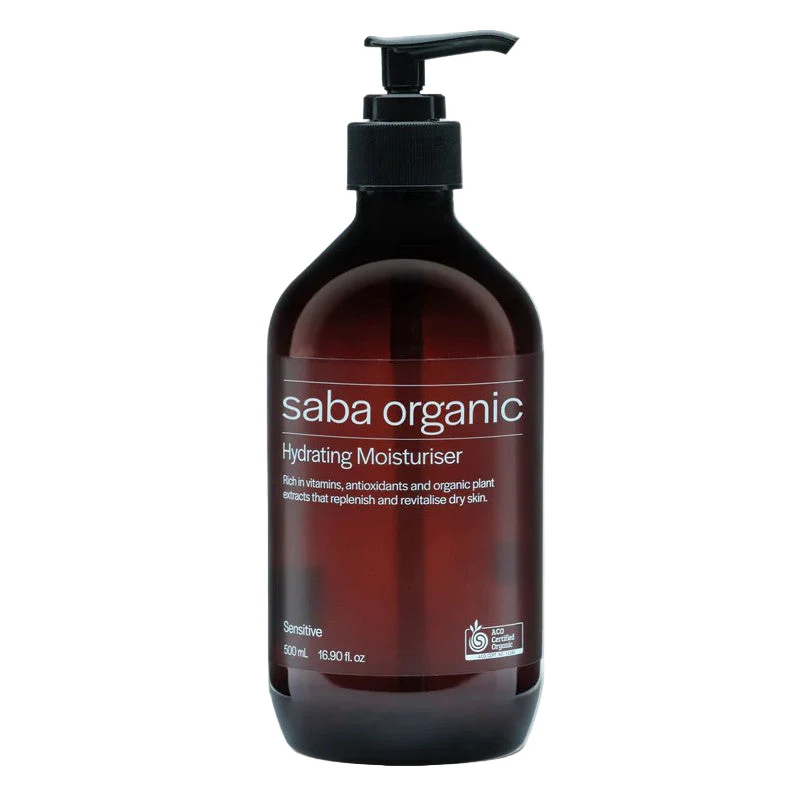 Saba Organics Hydrating Moisturiser Sensitive 500ml