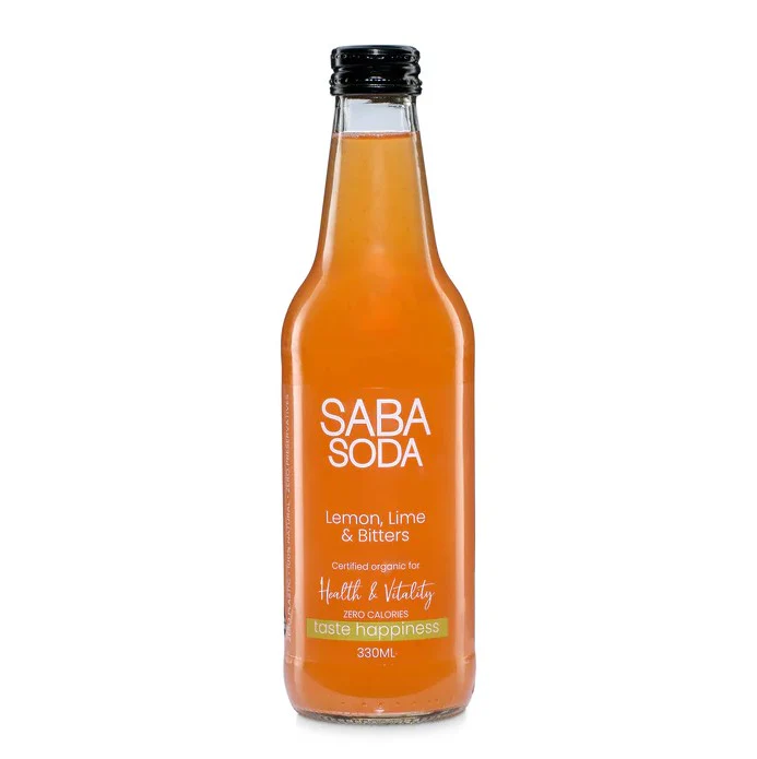 Saba Soda Lemon Lime Bitters 330ml - Box of 12
