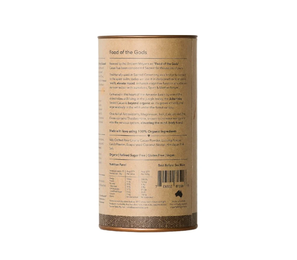 Sacred Taste Earth Original Cacao 250g - Image 2