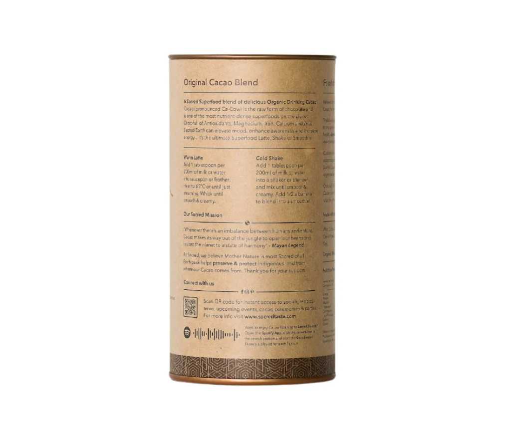 Sacred Taste Earth Original Cacao 250g - Image 3