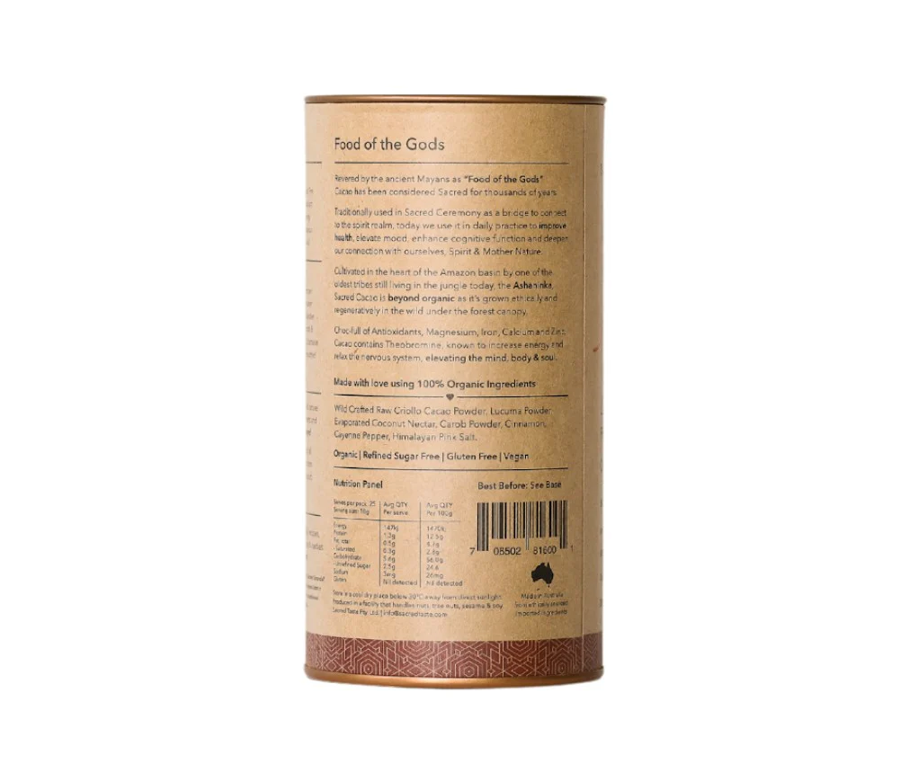 Sacred Taste Fire Chilli Cacao 250g - Image 2
