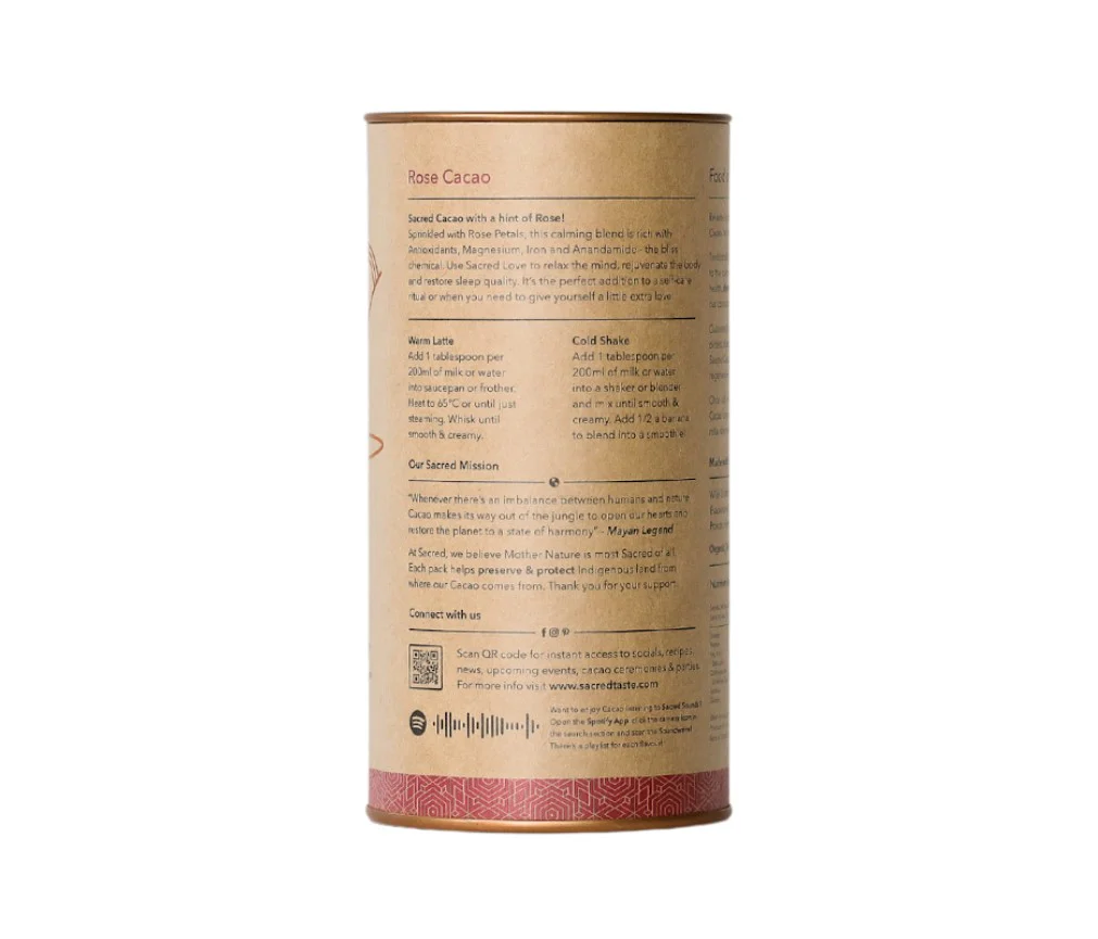 Sacred Taste Love Rose Cacao 250g - Image 3