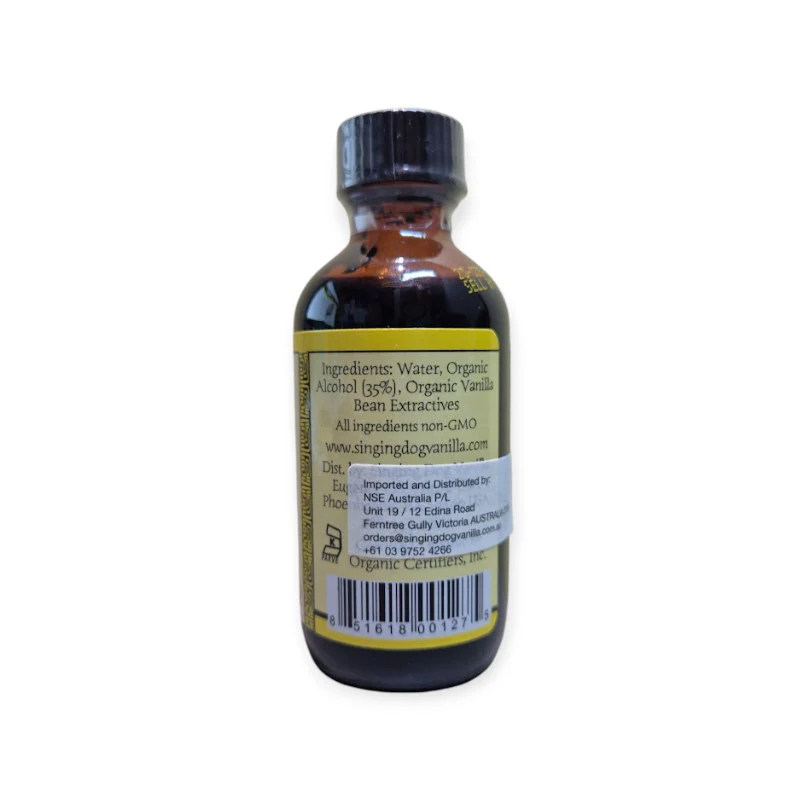 Singing Dog Vanilla Organic Pure Vanilla Extract - Image 2