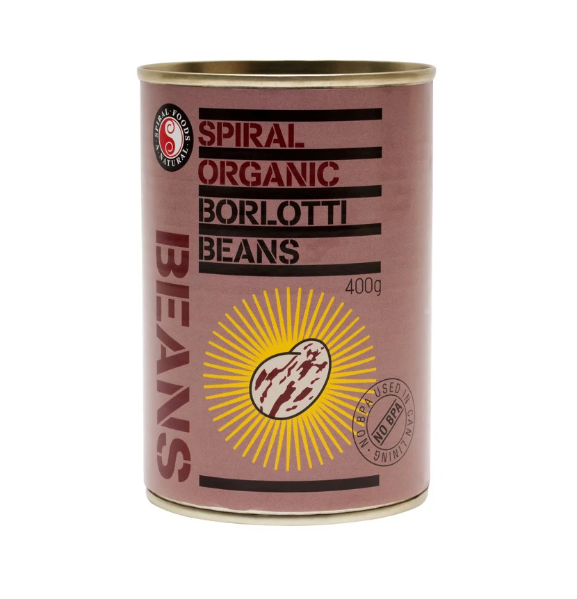 Spiral Foods Borlotti Beans 400g
