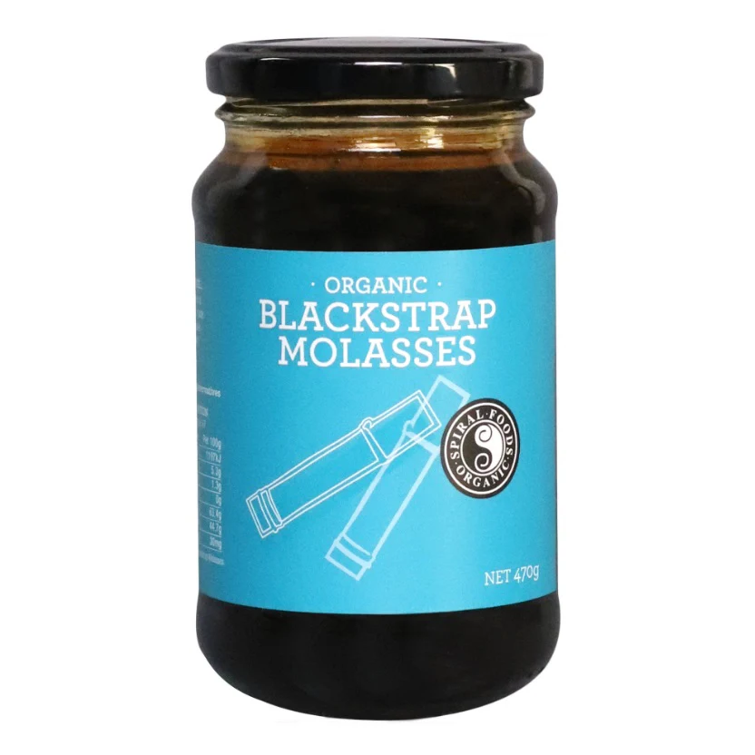 Spiral Foods Organic Black Strap Molasses 470g