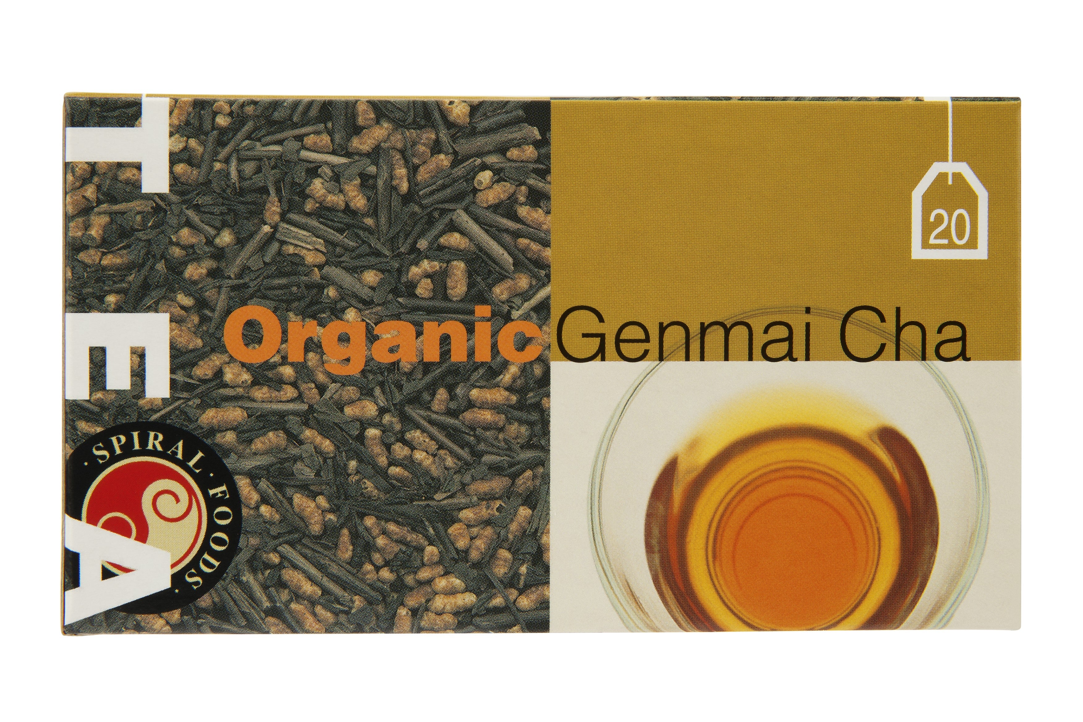 Spiral Foods Organic Genmai Cha 20 Tea Bags 40g