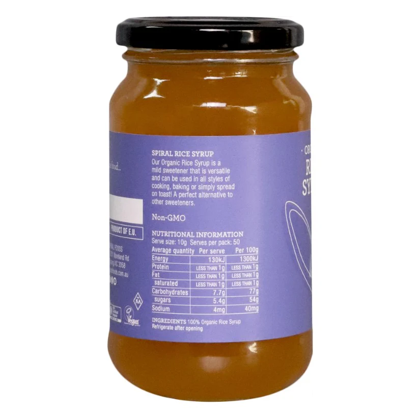 Spiral Foods Organic Rice Syrup 500g - Image 2