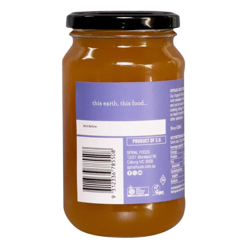 Spiral Foods Organic Rice Syrup 500g - Image 3