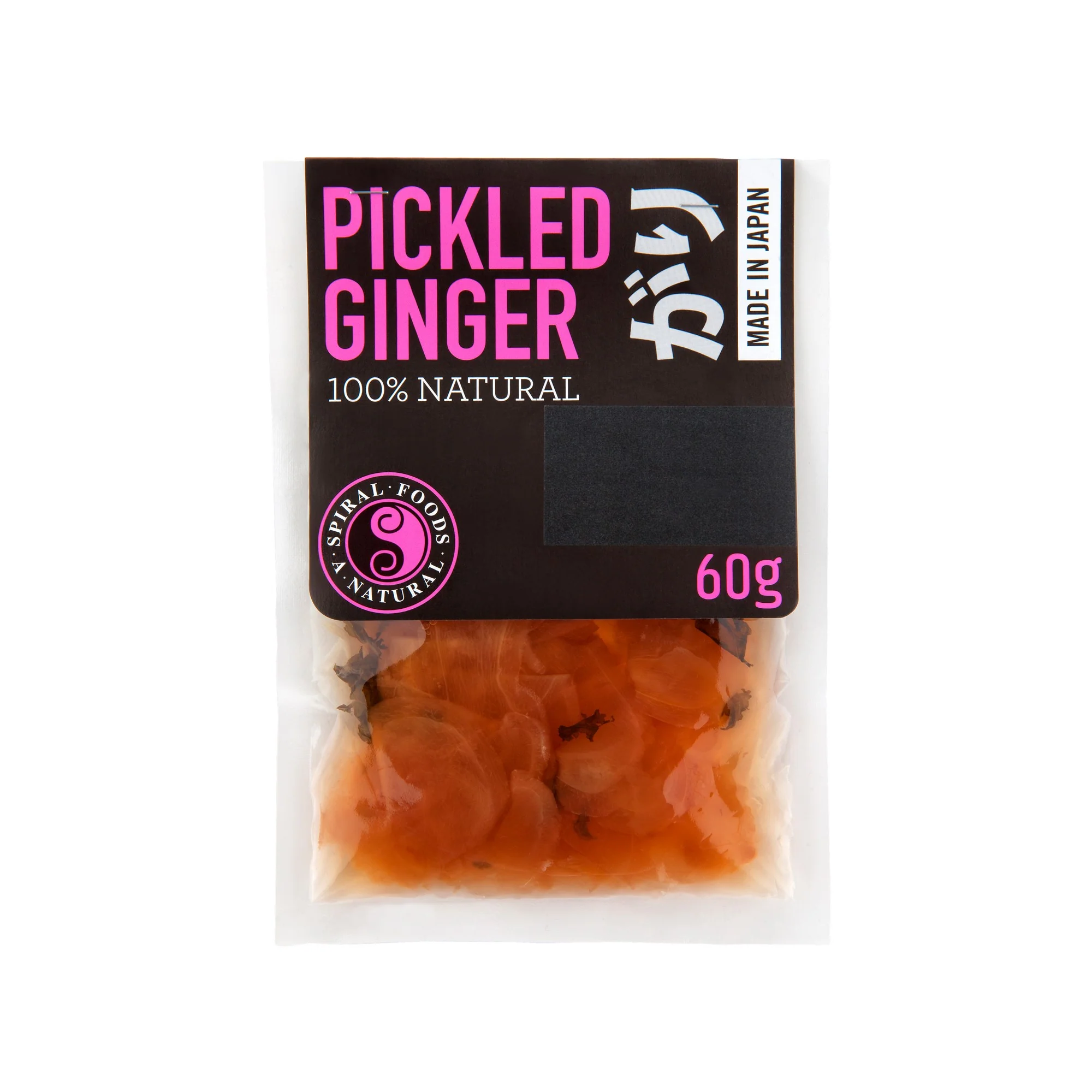 Spiral Foods Pickled Ginger 60g