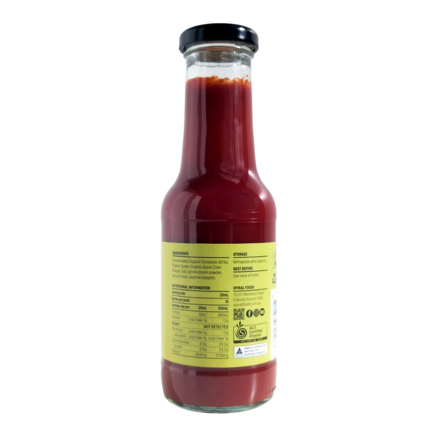 Spiral Organic Tomato Ketchup 300ml - Image 2