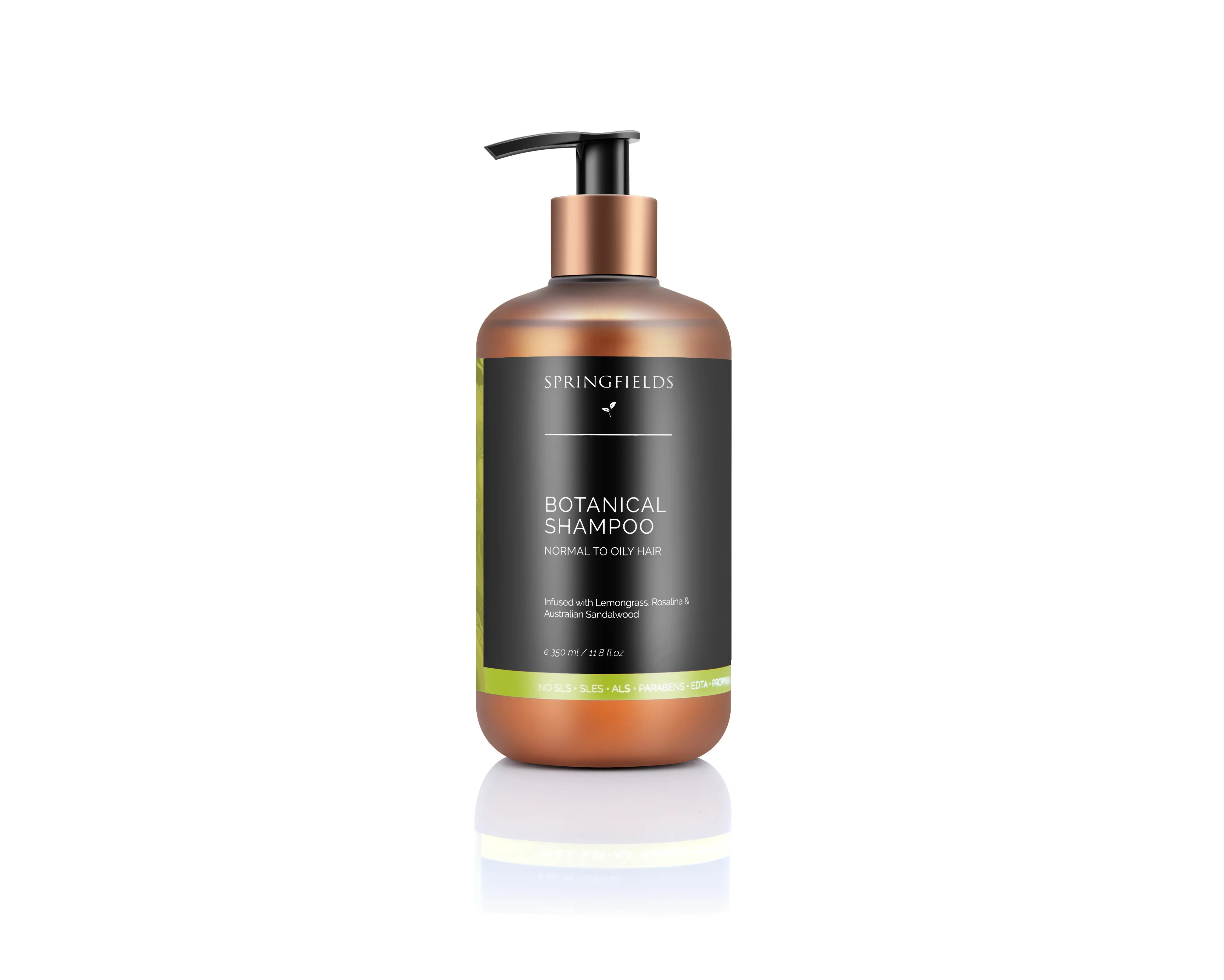 Springfields Botanical Shampoo Normal to Oily Hair 350ml