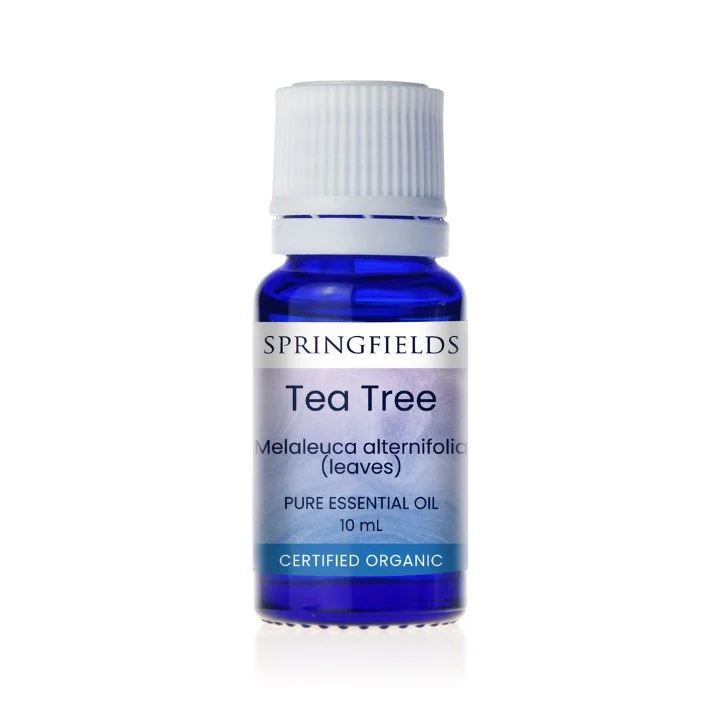 Springfields Certified Organic Essential Oil Tea Tree 10ml