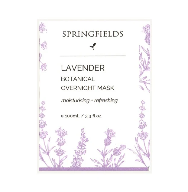 Springfields Lavender Botanical Overnight Mask 100ml