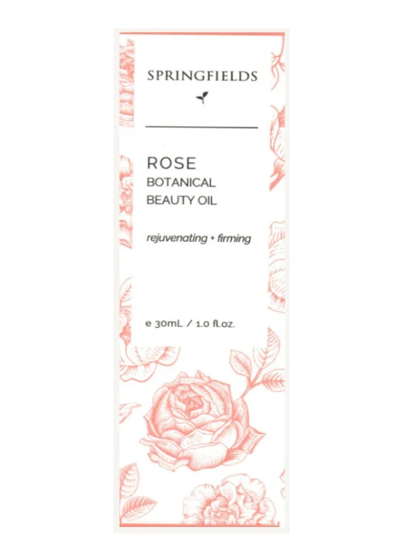 Springfields Rose Botanical Facial Beauty Oil 30ml