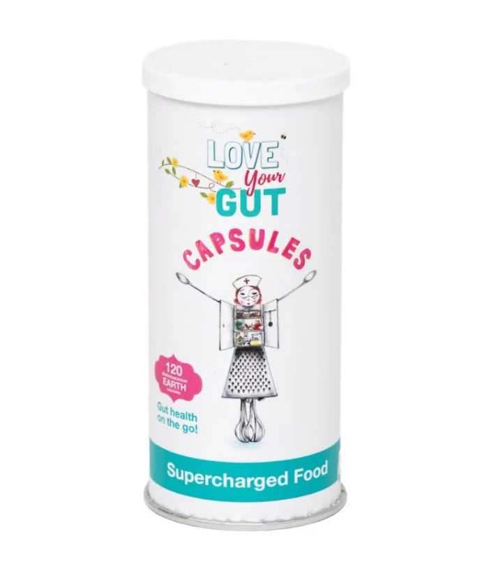Supercharged Food Love Your Gut Diatomaceous Earth 120 capsules