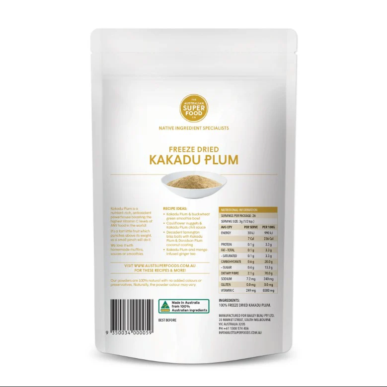 The Australian Superfood Co Freeze Dried Kakadu Plum - Image 4