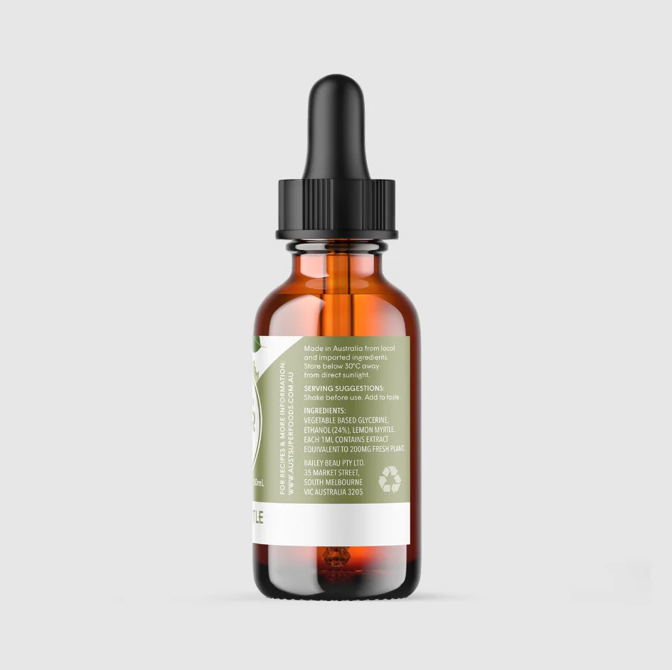 The Australian Superfood Co Lemon Myrtle Extract 1:2 50ml - Image 2