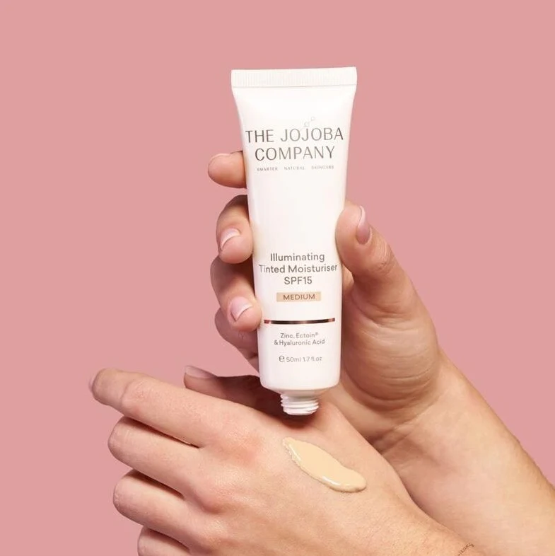 The Jojoba Company Illuminating Tinted Moisturiser SPF15 Medium 50ml - Image 2