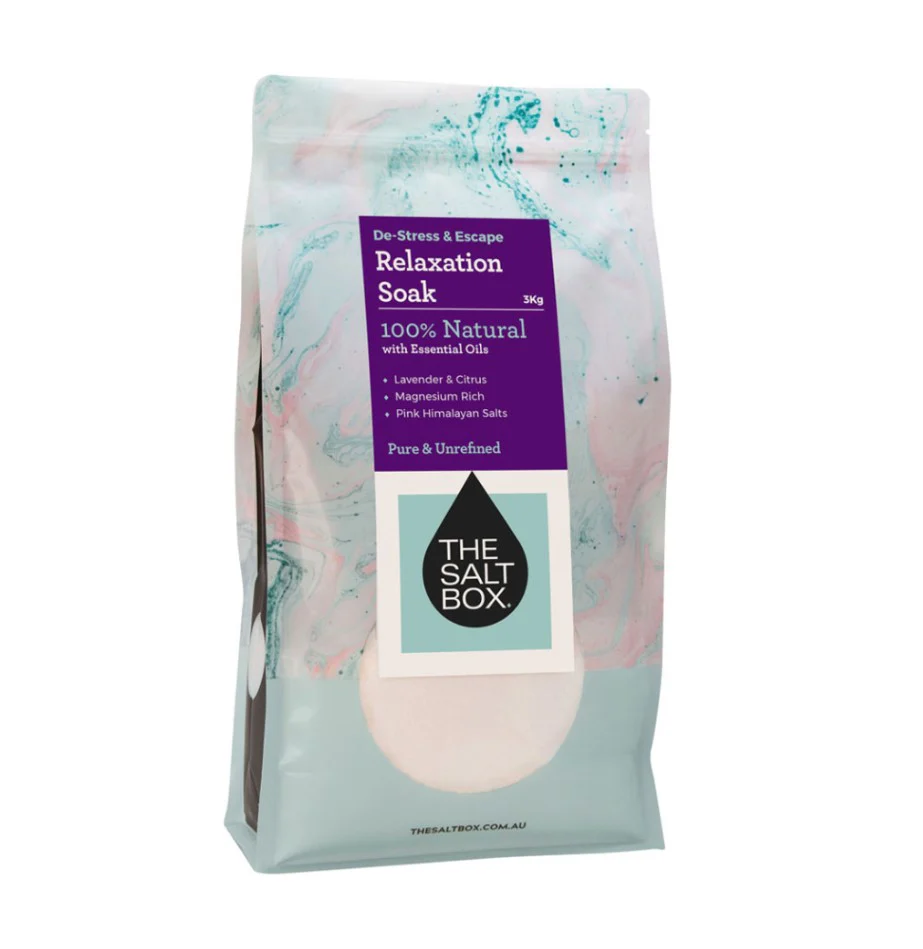 The Salt Box Relaxation Scented Natural Bath Soak - Image 3