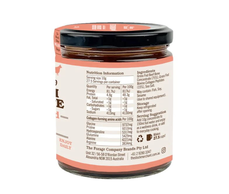 The Stock Merchant Bone Broth Concentrate Collagen Enriched 275g - Image 2