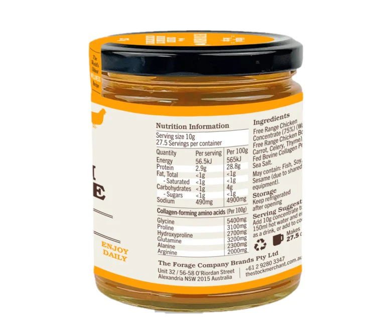 The Stock Merchant Bone Broth Concentrated Chicken BB Original 275g - Image 2