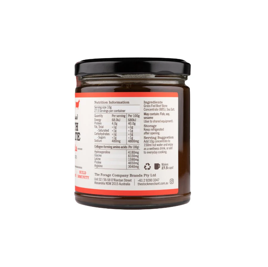 The Stock Merchant Grassfed Beef Bone Broth Concentrate Original 275g - Image 3