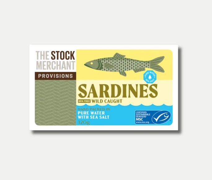 The Stock Merchant MSC Sardines in Pure Water 120g