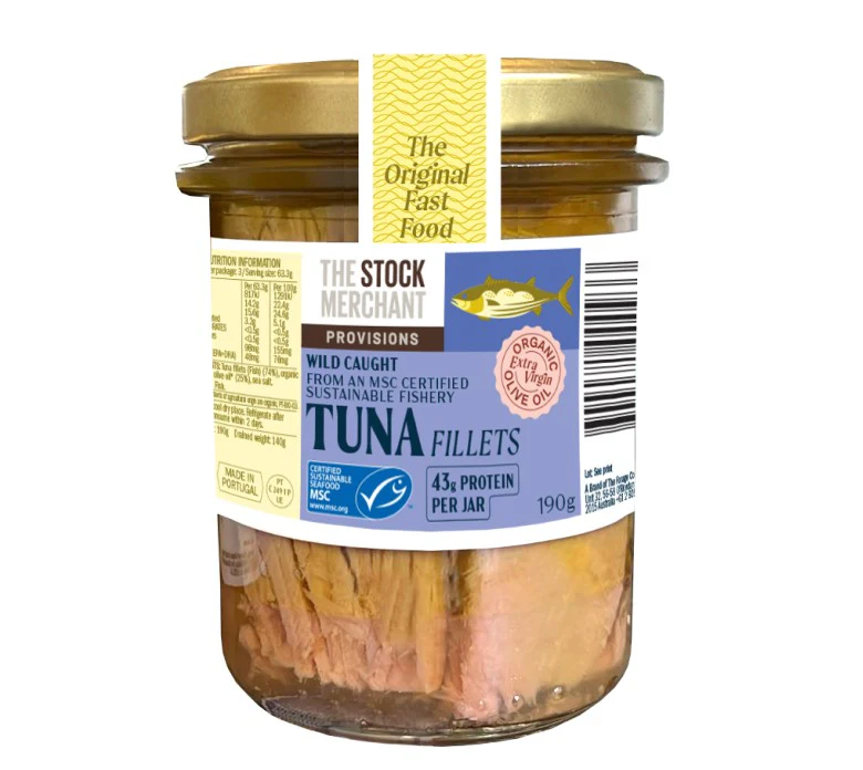 The Stock Merchant MSC Tuna Organic Extra Virgin Olive Oil 190g
