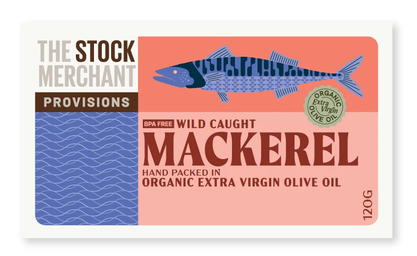The Stock Merchant Wild Mackerel in Extra Virgin Olive Oil 120g