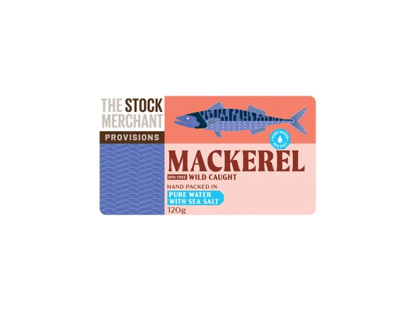 The Stock Merchant Wild Mackerel in Pure Water 120g