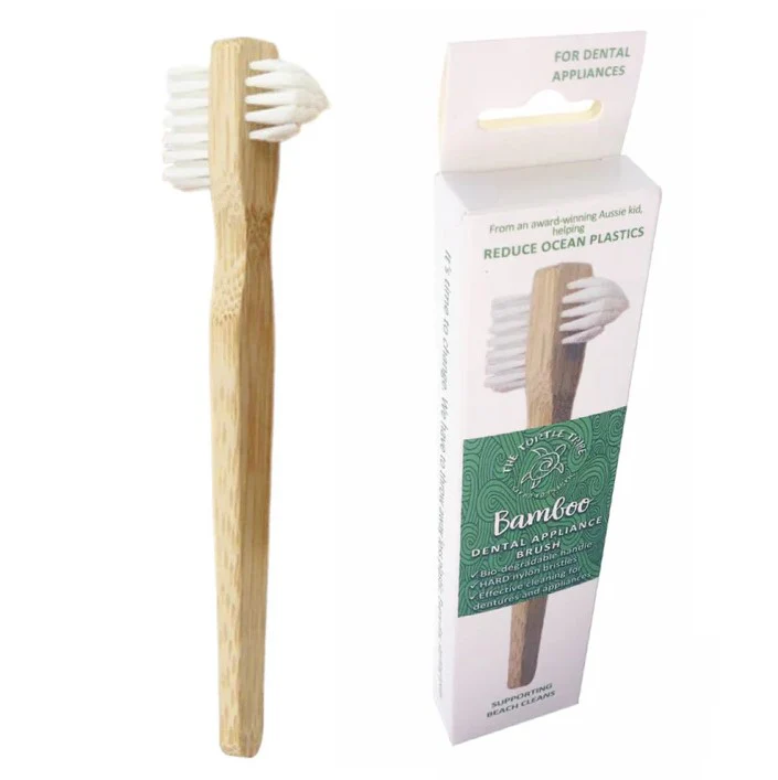 The Turtle Tribe Bamboo Dental Appliance Brush Box of 6