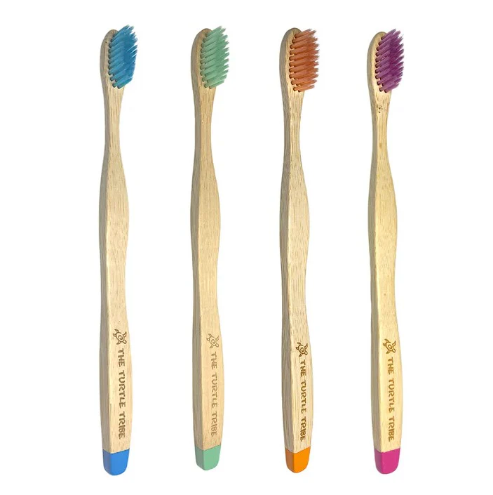 The Turtle Tribe Bamboo Premium Toothbrush SOFT 1pk - Box of 12 - Image 2